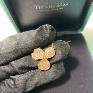 Tiffany & Co. Paper Flower Diamond Necklace Rose Gold